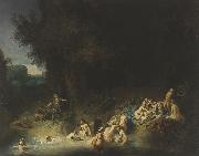 Rembrandt Peale Diana mit Aktaon und Kallisto Sweden oil painting artist